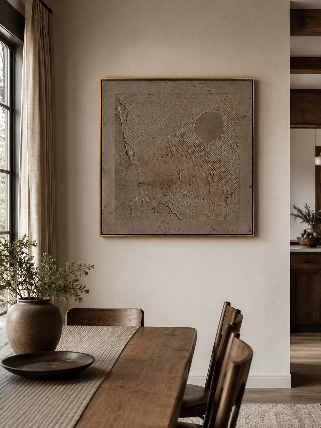 Wabi-Sabi Textured Wall Art – SJ#0038