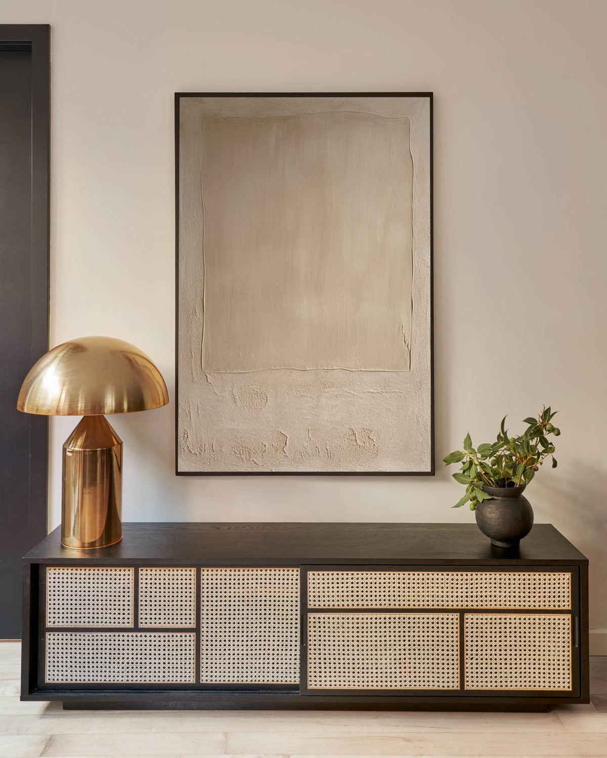 Pure Beige Minimalist Art Large Beige Texture Abstract Painting Beige Painting Beige Abstract Art-SJ#0257