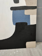 Wabi-Sabi Wall Art Wabi-Sabi Abstract Painting White and Black Abstract Minimalist Painting – SJ#0145