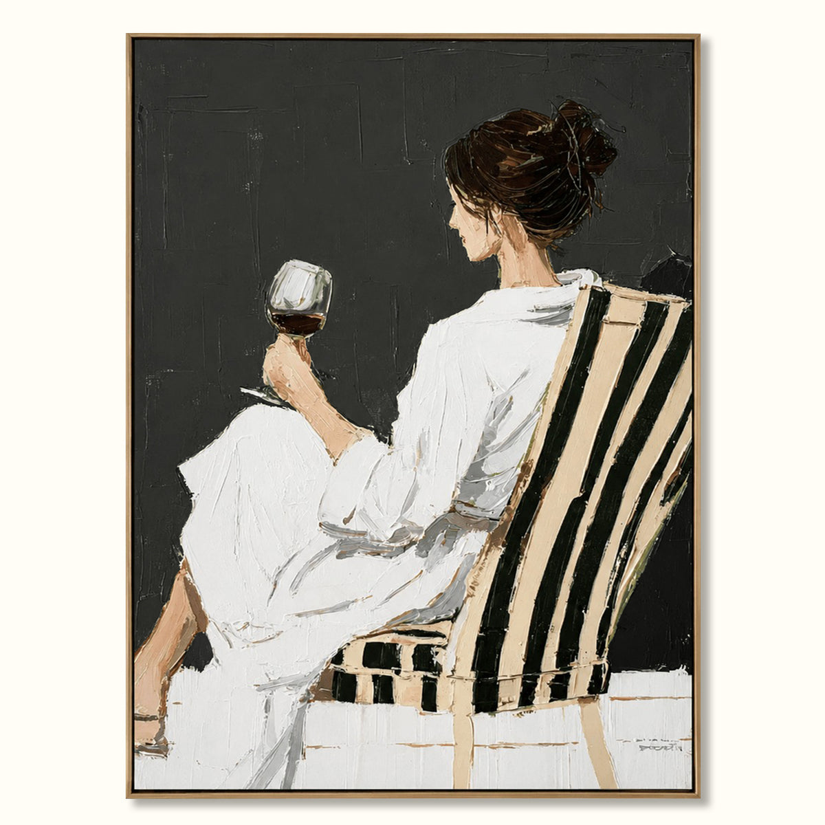 Modern Impasto Figurative Wall Art – SJ#0344