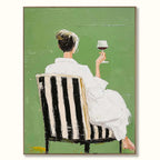 Modern Feminine Figurative Wall Art-SJ#0343