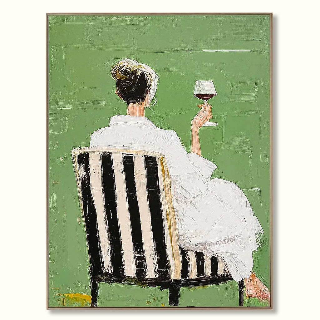 Modern Feminine Figurative Wall Art-SJ#0343
