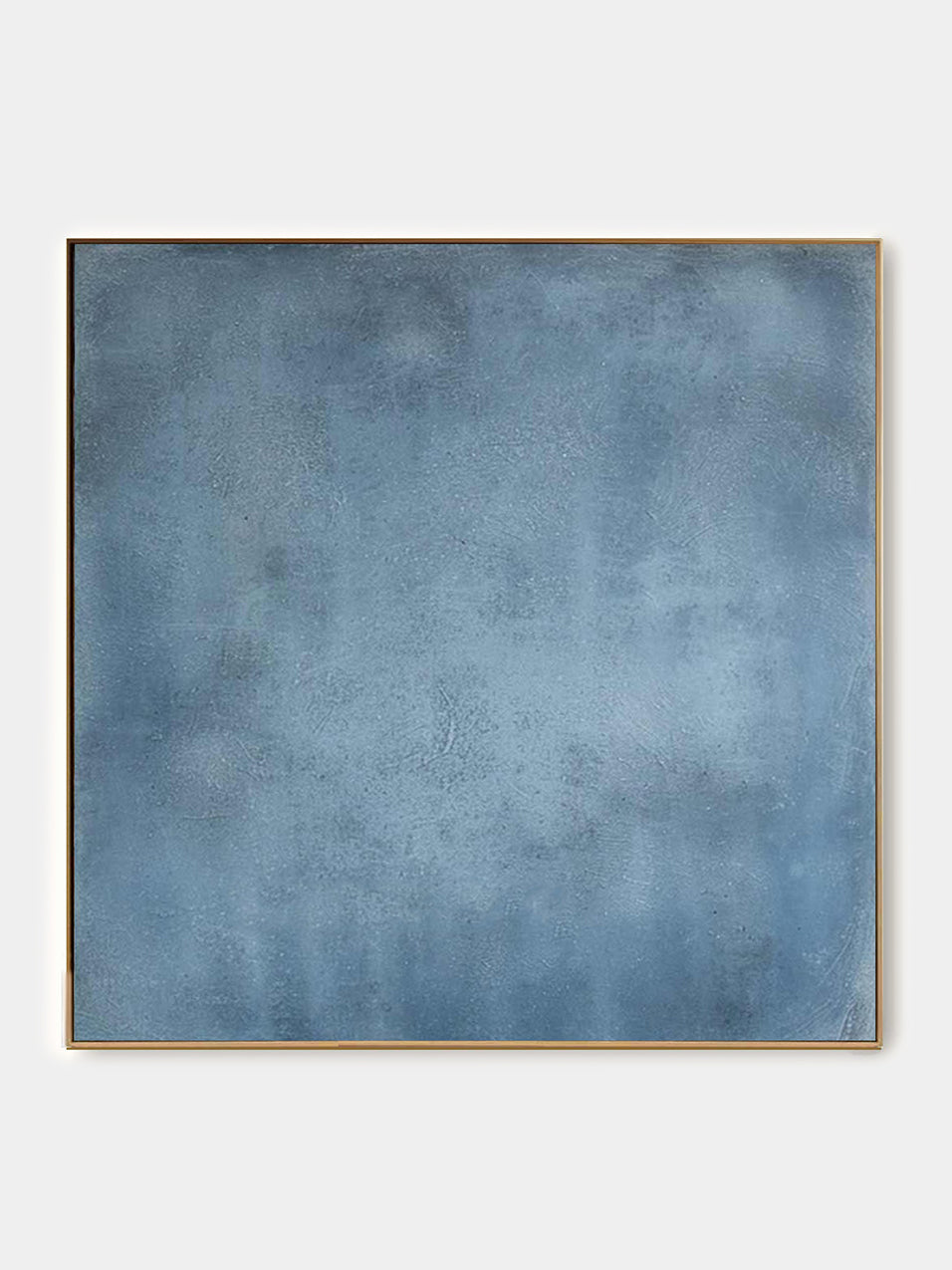 Blue Abstract Wall Art Minimalist Texture Oil Painting Large Neutral Modern Canvas - Main Product Image | Seegart