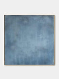 Blue Abstract Wall Art Minimalist Texture Oil Painting Large Neutral Modern Canvas - Main Product Image | Seegart