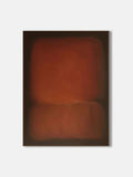 Large Moody Rust Abstract Canvas Art Mark Rothko Style Oil Painting Mid-century Modern Wall Art - Main Product Image | Seegart