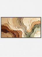 3D Textured Wave Painting hand-painted wall art | Seegart