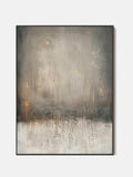 Neutral Grey and Beige Painting, Abstract Textured Canvas Wall Art, Modern Minimalist Home Decor - Main Product Image | Seegart