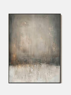 Neutral Grey and Beige Painting, Abstract Textured Canvas Wall Art, Modern Minimalist Home Decor - Main Product Image | Seegart