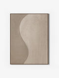 Handmade Cream Beige Painting, 3D Textured Abstract Wall Art, Minimalist Canvas Art for Living Room Decor - Main Product Image | Seegart