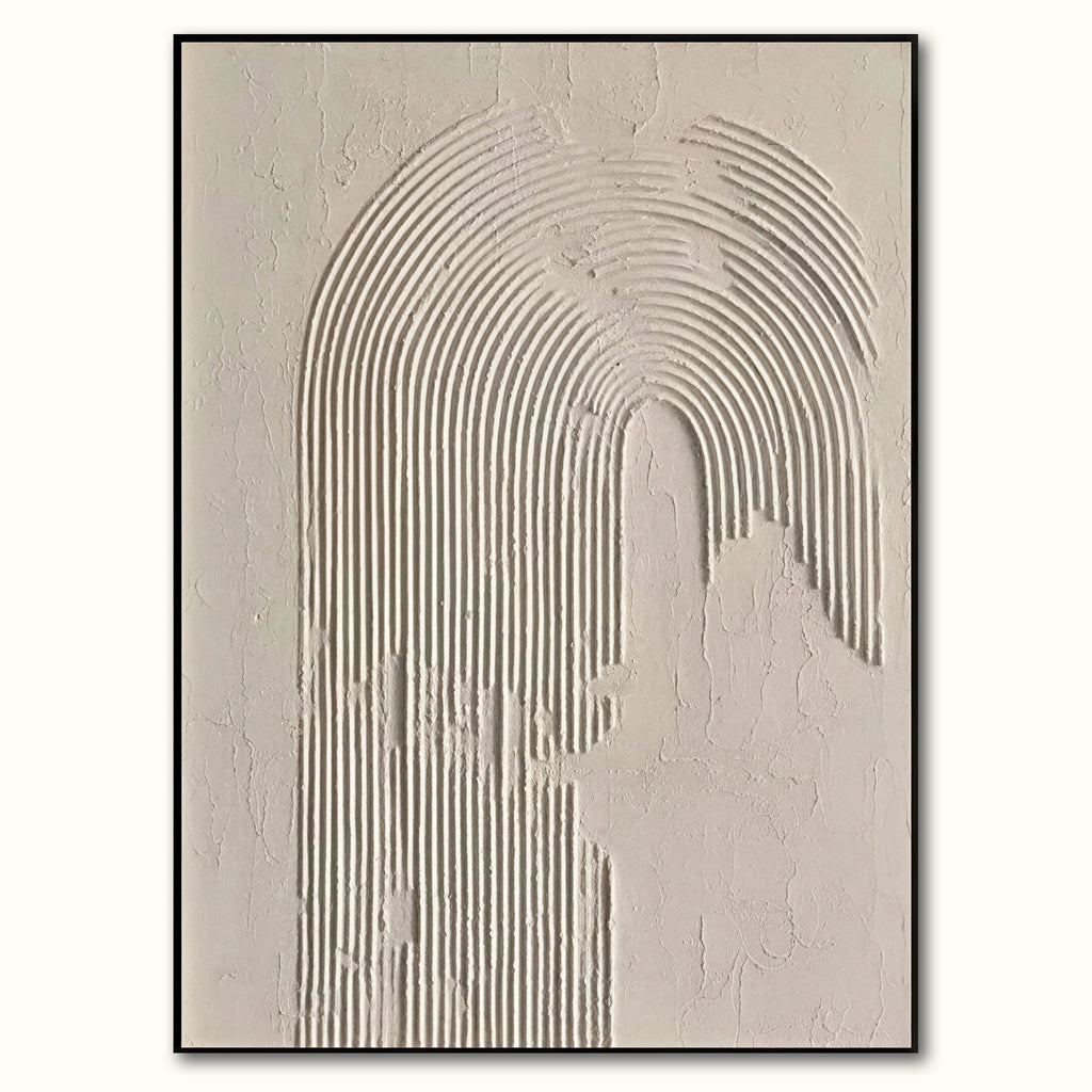 Wabi Sabi Beige & Brown Abstract -#SJ0318