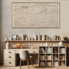 Large Beige 3D Textured Wall Art, Minimalist Painting,neutral Plaster Painting, Wabi-sabi Wall Art,handmade Painting, Modern Living Room Art -SJ#0334