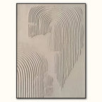 Wabi Sabi Beige&BrownAbstract -#SJ0319