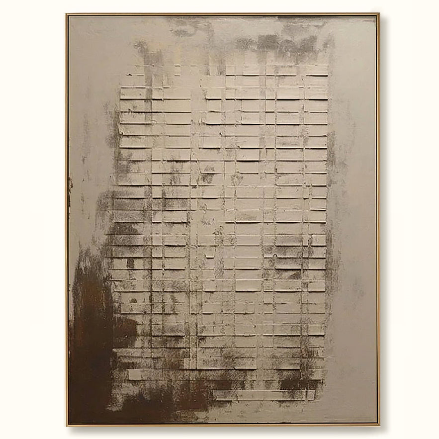 Wabi-Sabi Geometric Texture Wall Art – SJ#0084