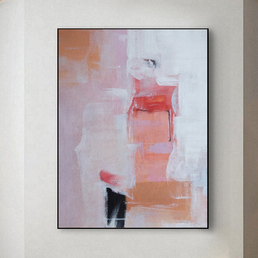 Original Hand-painted Oil Painting, popular Pink Art, modern Trendy Art Decoration, home Décor Art, canvas Oil Painting, colors Can Be Customized - View 3 | Seegart Abstract Art