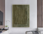 Large Green Abstract Painting,green Texture Art,light Green Wall Art,sofa Wall Art,original Abstract Painting,green Modern Minimalist Art -SJ#0300