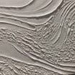 Hand Painted White Beach Oil Painting, Abstract Ocean Waves Art, Impasto Texture -SJ#0278