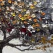 Neutral Tree of Life Oil Painting, 3D Textured Landscape Wall Art, Nature Canvas Art for Home Decor -SJ#0287