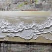 Textured Ocean Waves Painting_ 3D Beige Wabi-sabi Canvas Art -SJ#0286