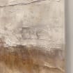 Beige Brown Abstract Oil Painting, Modern Textured Canvas Art for Home Wall Decor -SJ#0290