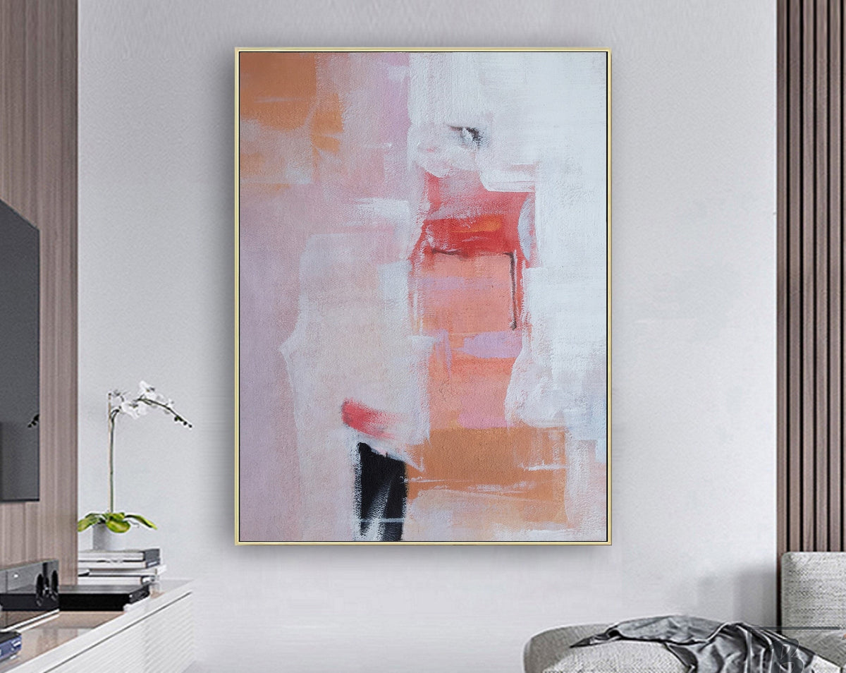 Original Hand-painted Oil Painting,popular Pink Art,modern Trendy Art Decoration,home Décor Art,canvas Oil Painting,colors Can Be Customized - SJ#0305