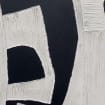 Black Beige Abstract Wall Art Large Textured Modern Painting Wabi Sabi Minimalist Canvas -SJ#0293