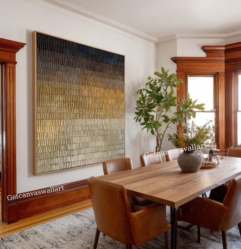 Wabi Sabi Abstract Painting Large Textured Neutral Wall Art Modern Minimalist Canvas -SJ#0317