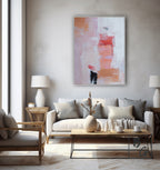 Original Hand-painted Oil Painting,popular Pink Art,modern Trendy Art Decoration,home Décor Art,canvas Oil Painting,colors Can Be Customized - SJ#0305