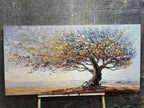 Neutral Tree of Life Oil Painting, 3D Textured Landscape Wall Art, Nature Canvas Art for Home Decor - View 5 | Seegart Abstract Art