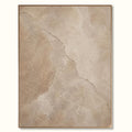 Cream Beige Abstract Oil Painting, Textured Neutral Canvas Art, Large Wabi Sabi Wall Art for Japandi Home Decor -SJ#0295