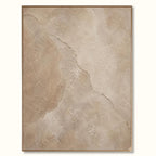 Cream Beige Abstract Oil Painting, Textured Neutral Canvas Art, Large Wabi Sabi Wall Art for Japandi Home Decor -SJ#0295
