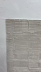 Modern Textured Minimalist Painting Neutral Beige Canvas Art Large Japandi Wall Art - SJ#0314